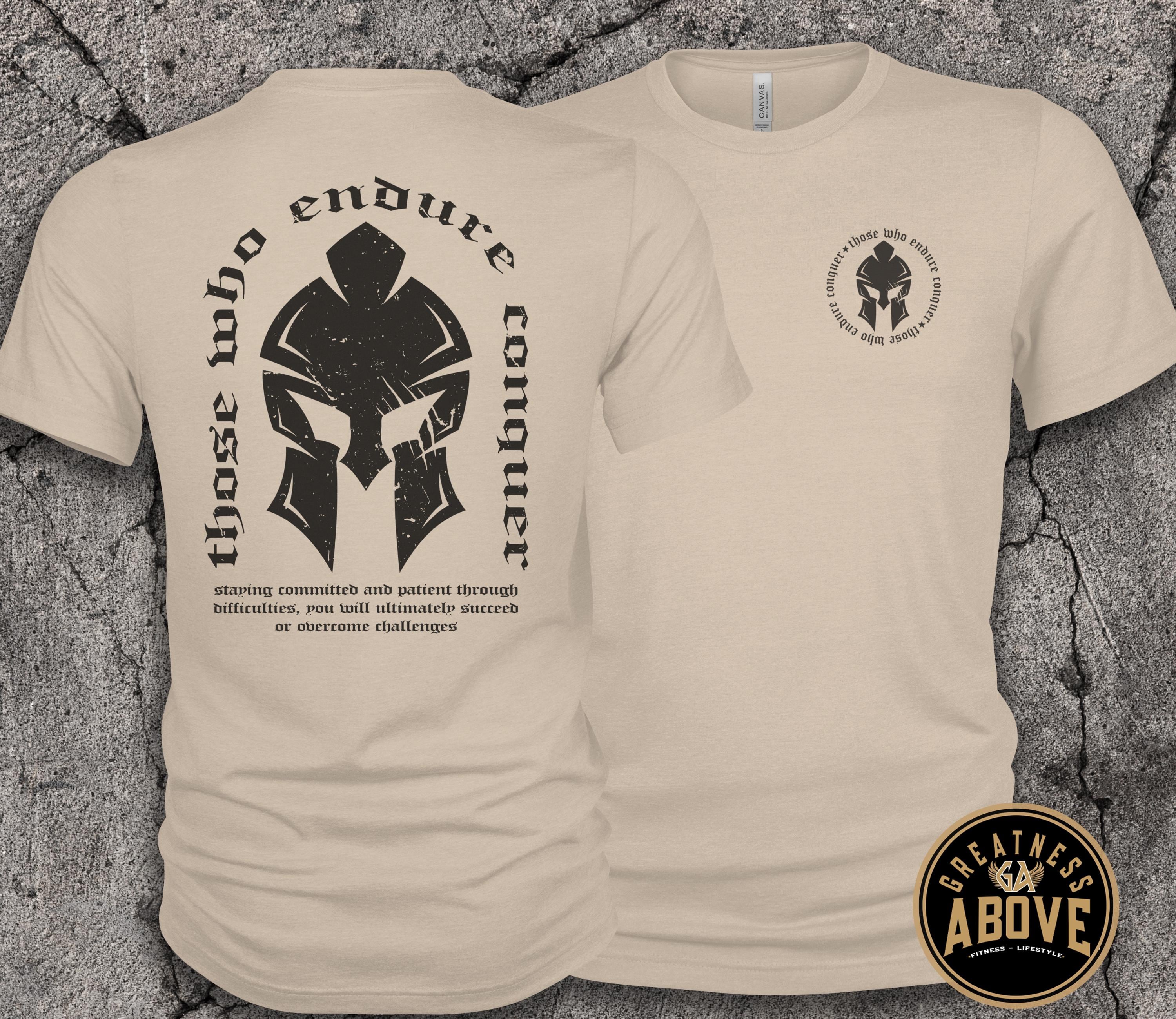 Spartan Warrior Shirt | Gladiator Graphic Tee | Men's Gym Motivation Shirt