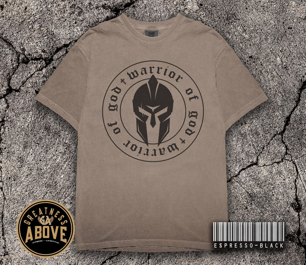 Warrior of God Shirt or Long Sleeve | Spartan Armor Tee | Men's Christian Shirts