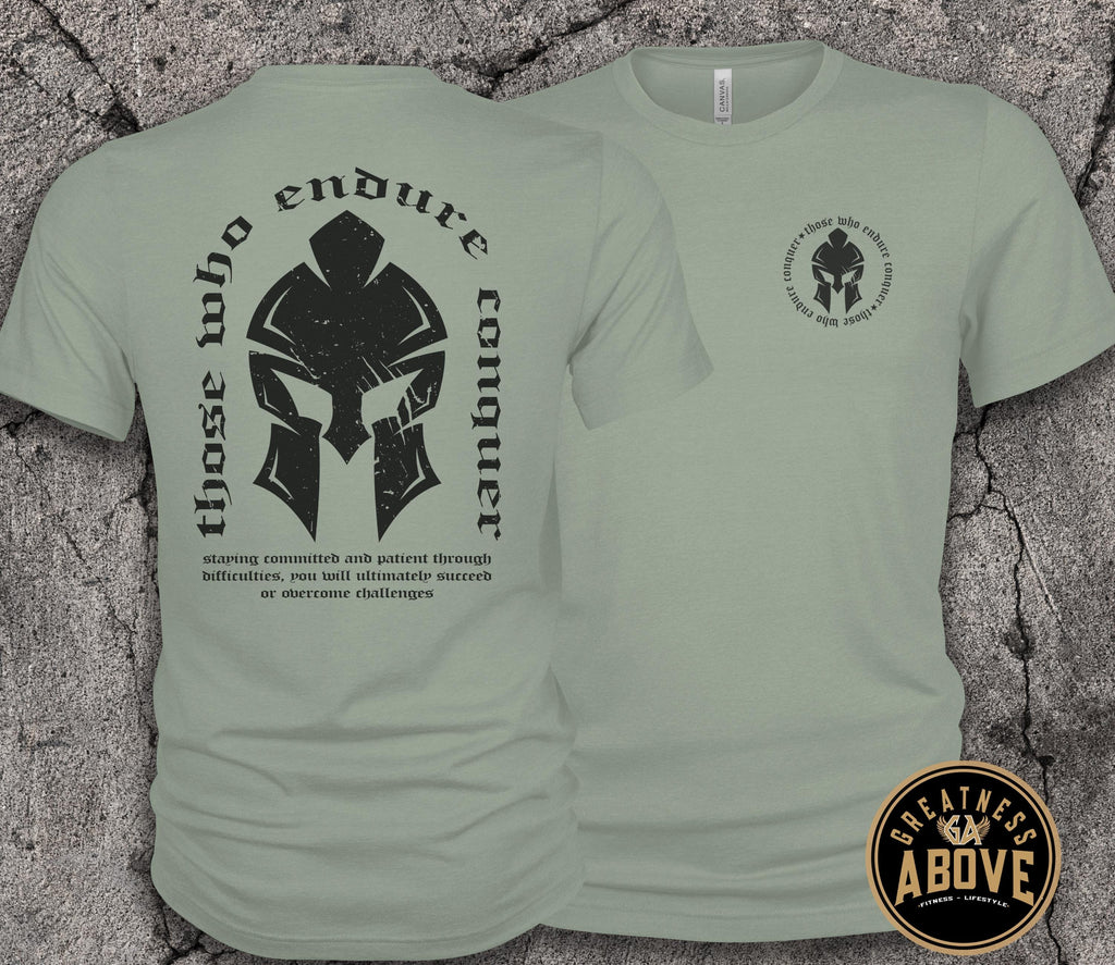 Spartan Warrior Shirt | Gladiator Graphic Tee | Men's Gym Motivation Shirt