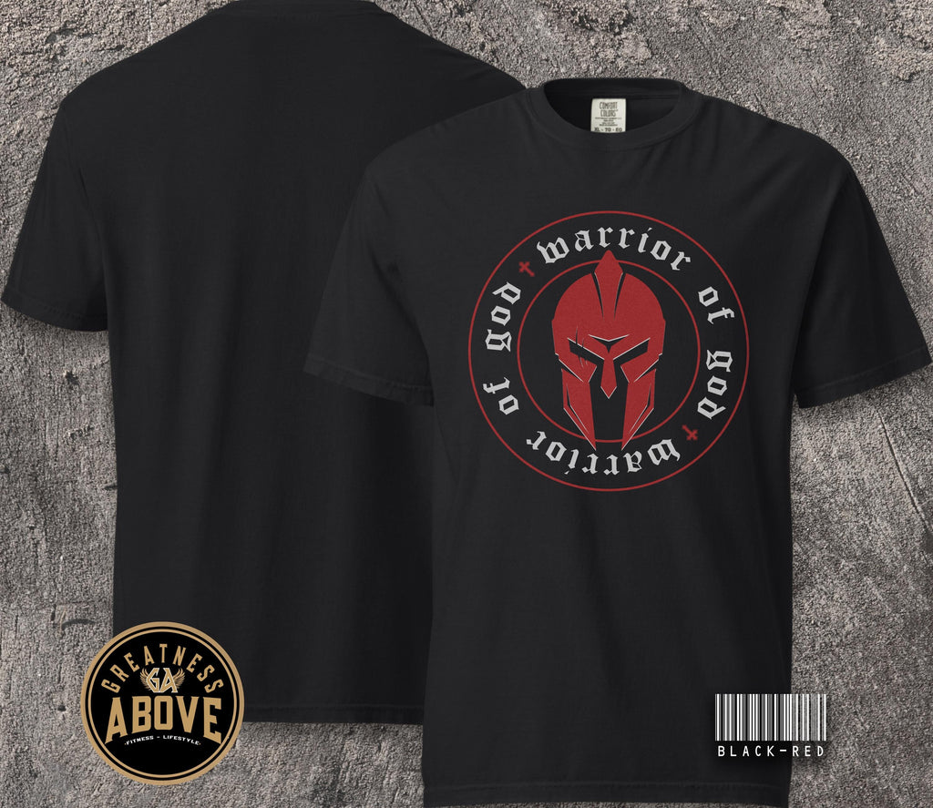 Warrior of God Shirt or Long Sleeve | Spartan Armor Tee | Men's Christian Shirts