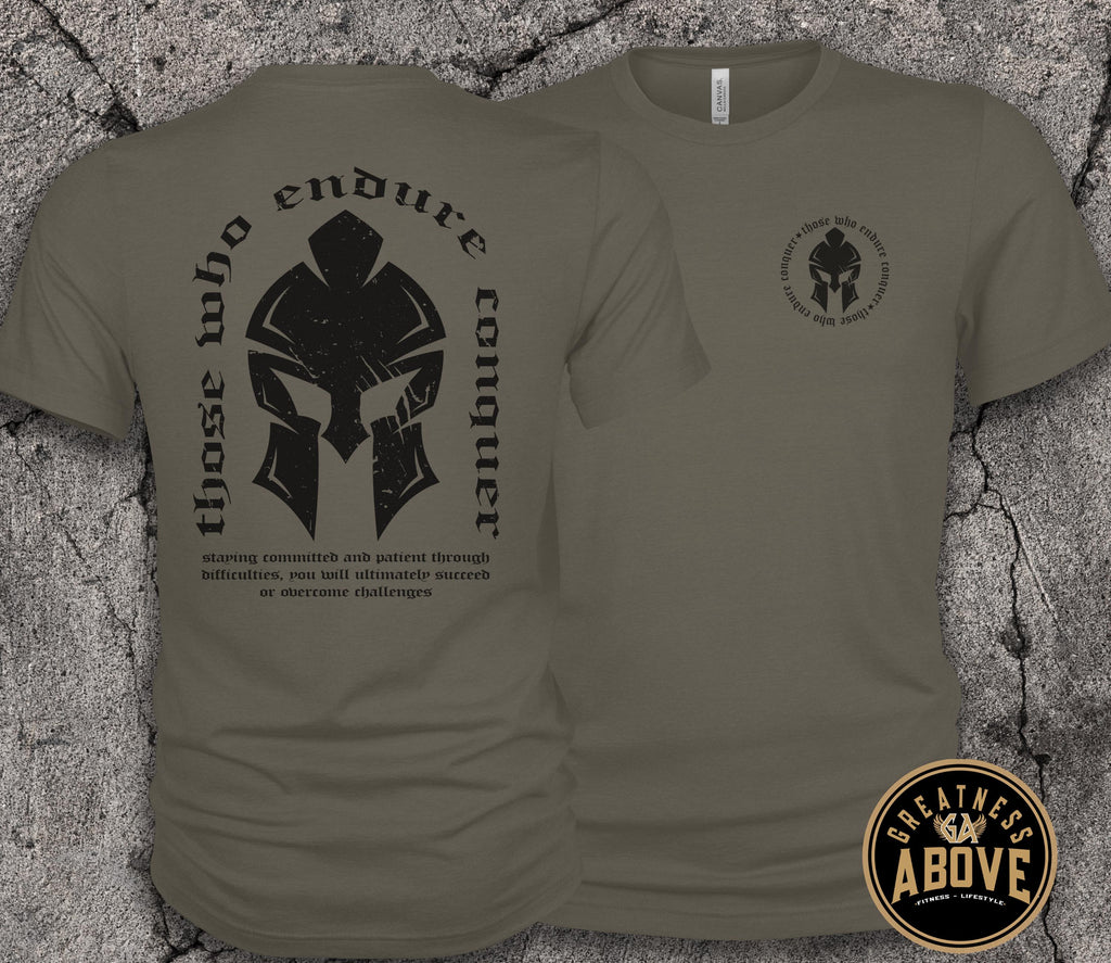 Spartan Warrior Shirt | Gladiator Graphic Tee | Men's Gym Motivation Shirt