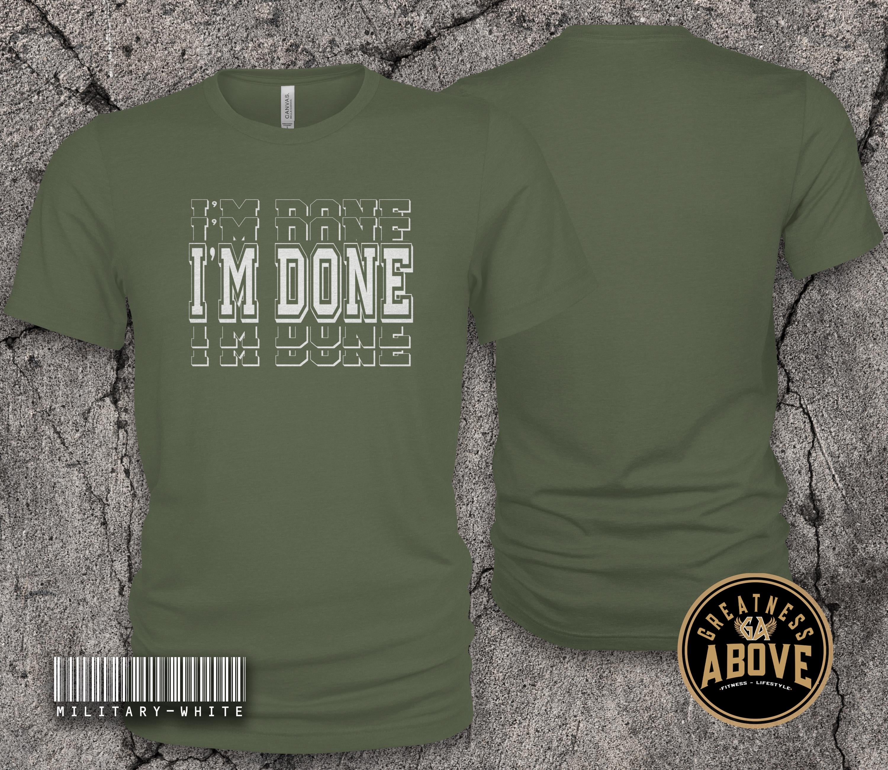 I'm Done Shirt | Retirement Graduation Tee |  Personal Milestones Tshirt