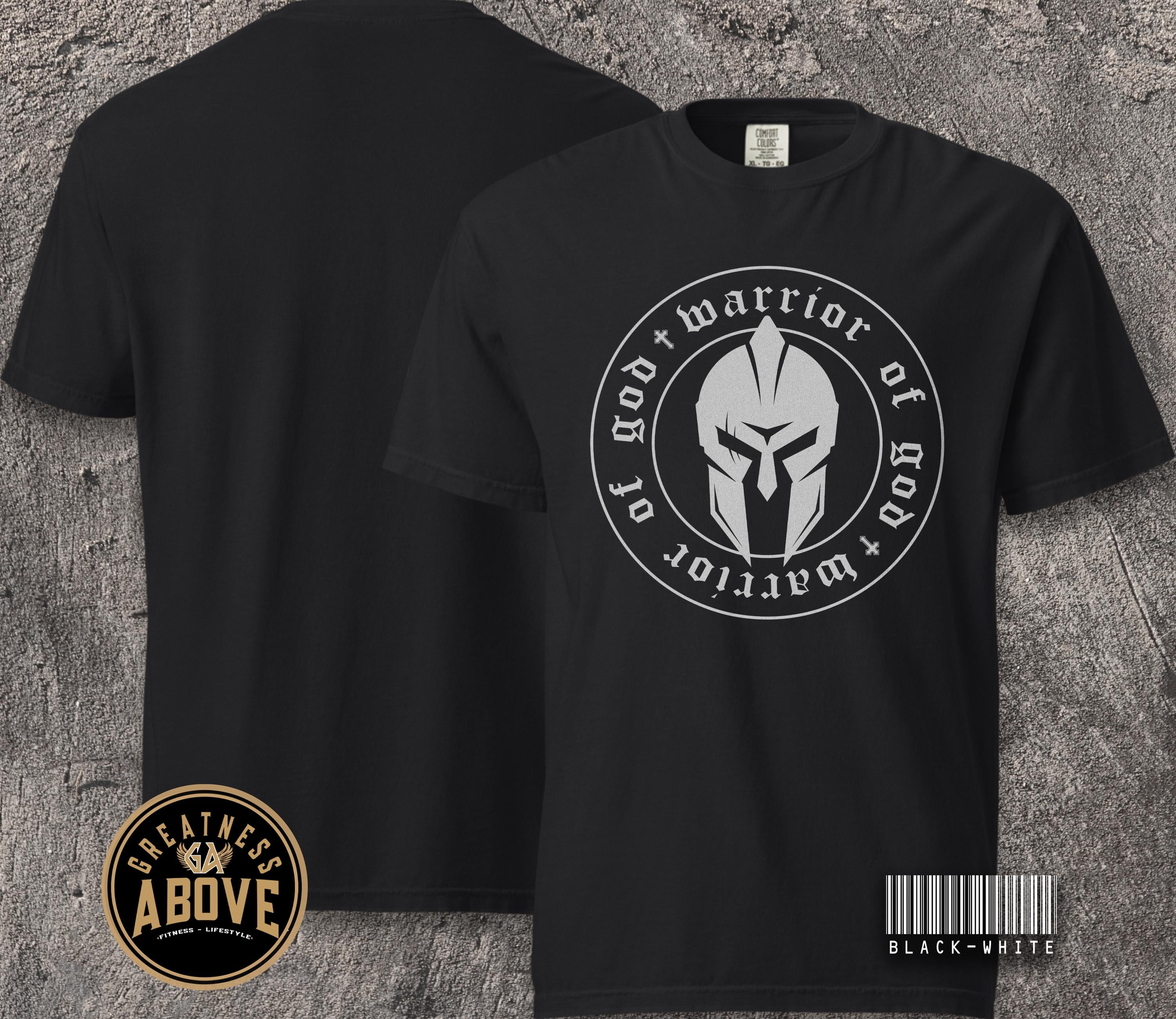 Warrior of God Shirt or Long Sleeve | Spartan Armor Tee | Men's Christian Shirts