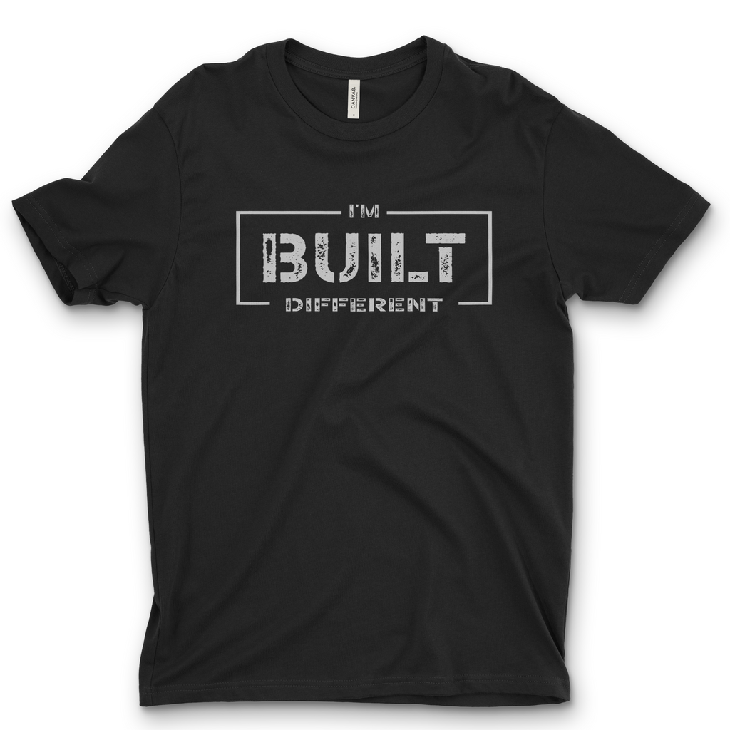 Built Different T-Shirt | Motivational Gym & Lifestyle Tee