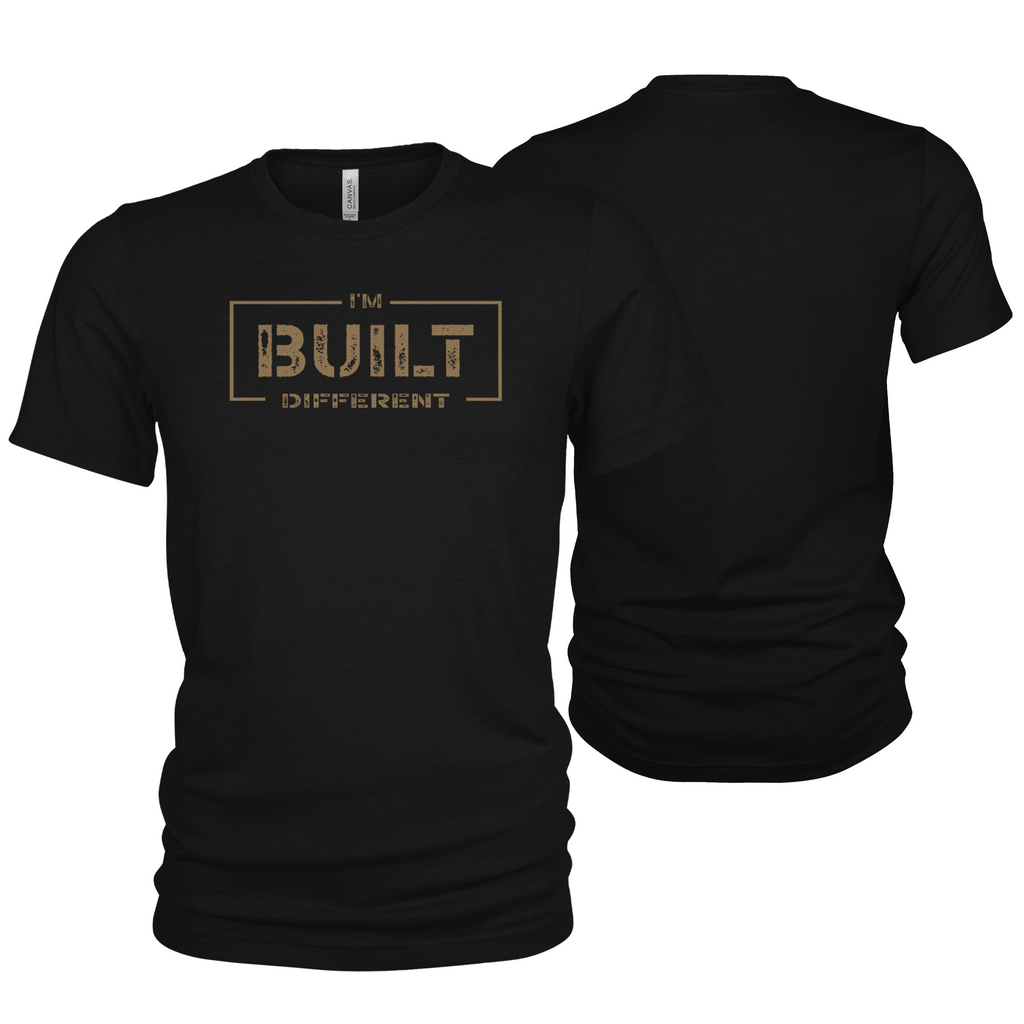 Built Different T-Shirt | Motivational Gym & Lifestyle Tee