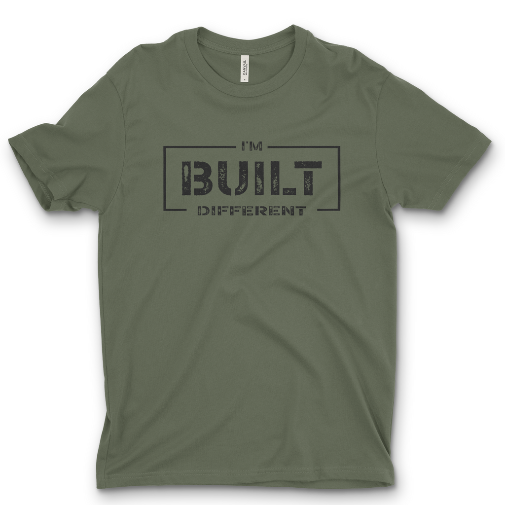 Built Different T-Shirt | Motivational Gym & Lifestyle Tee