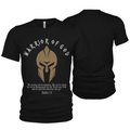 Warrior of God T-Shirt | Christian Faith Spartan Helmet Tee
