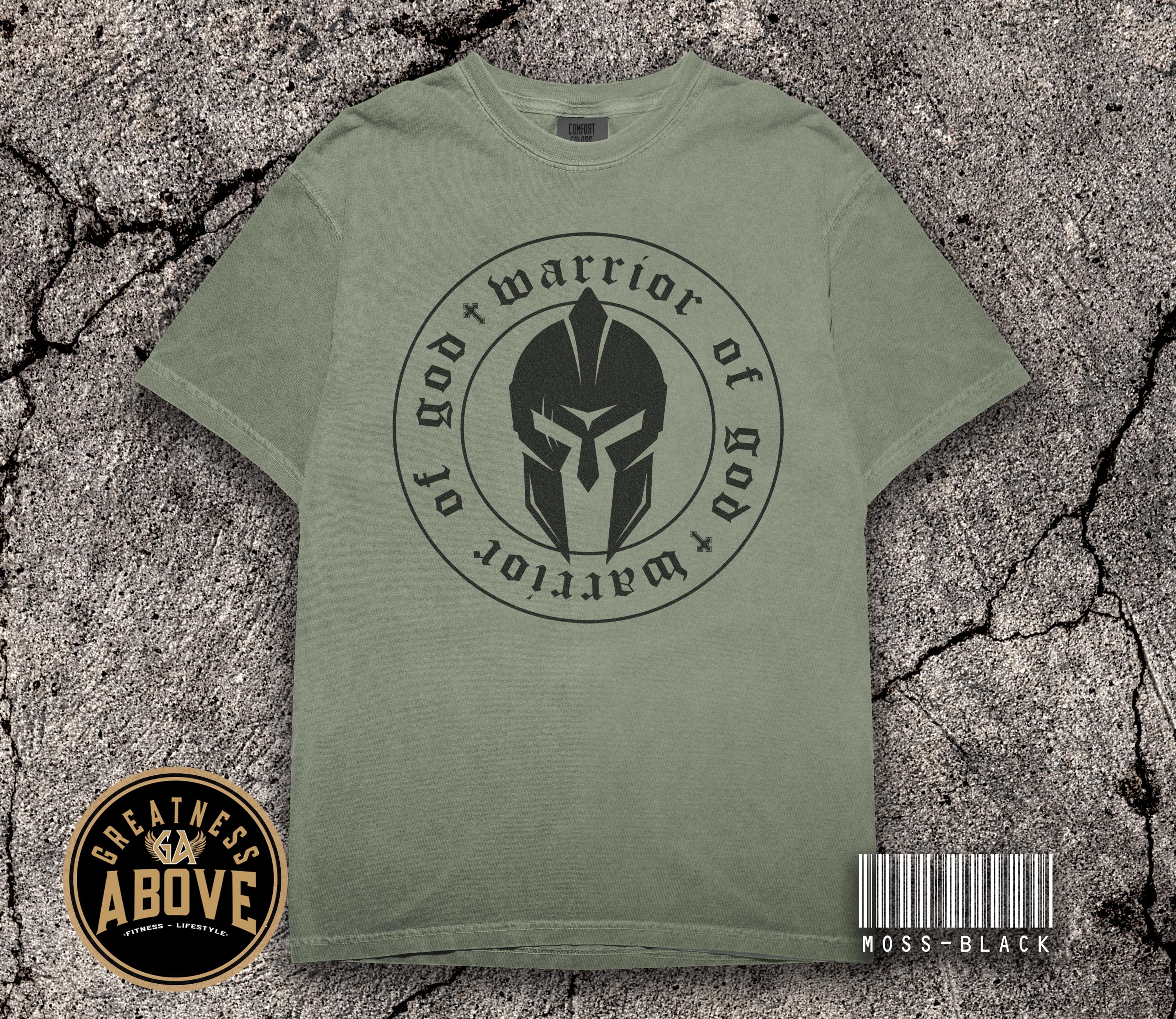 Warrior of God Shirt or Long Sleeve | Spartan Armor Tee | Men's Christian Shirts