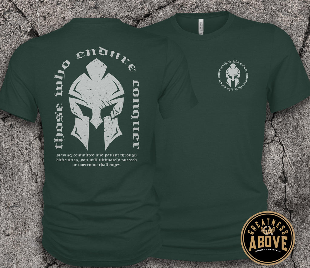 Spartan Warrior Shirt | Gladiator Graphic Tee | Men's Gym Motivation Shirt