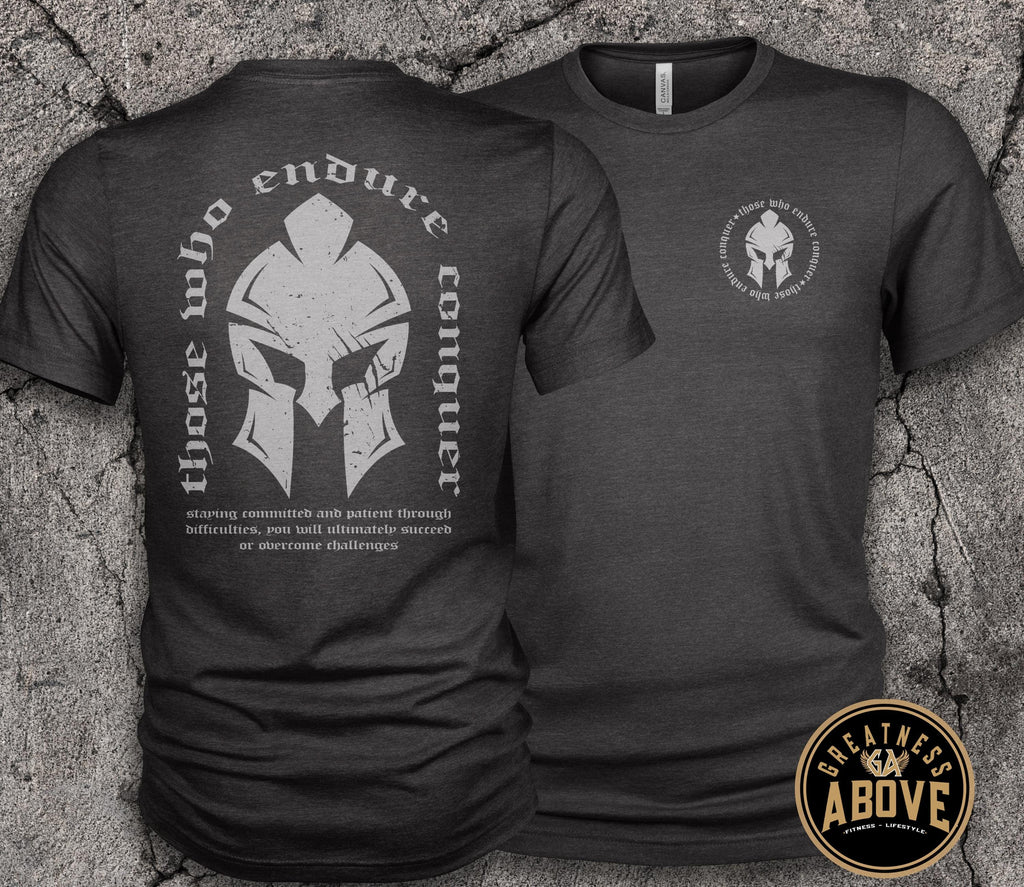 Spartan Warrior Shirt | Gladiator Graphic Tee | Men's Gym Motivation Shirt